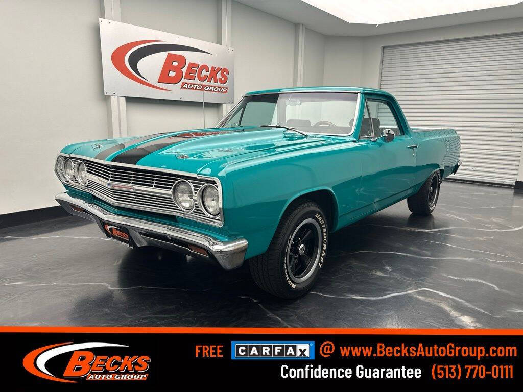 Chevrolet-El-camino-1965-Teal-Black