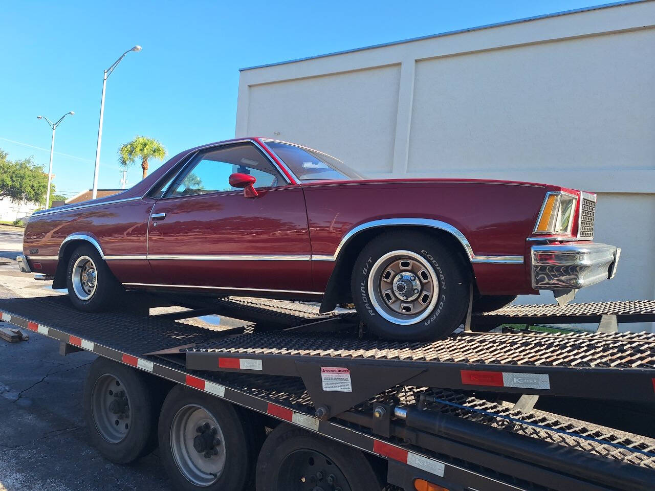 Chevrolet-El-camino-1979-Burgundy-Tan