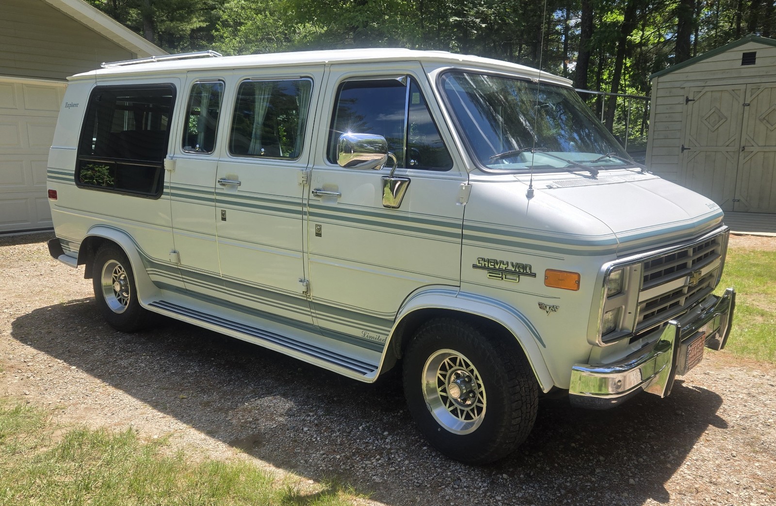 Chevrolet-G20-Van-1990-Teal