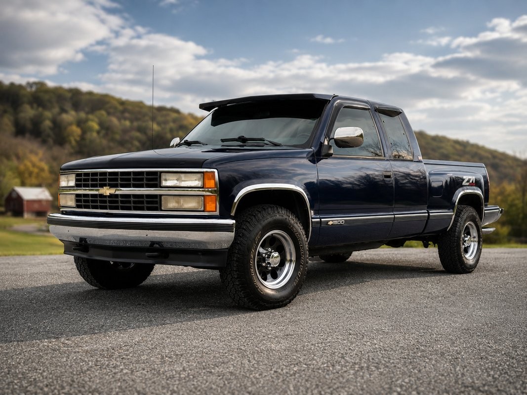 Chevrolet-Gmt-400-1993-Extended-Cab-Pickup-Blue