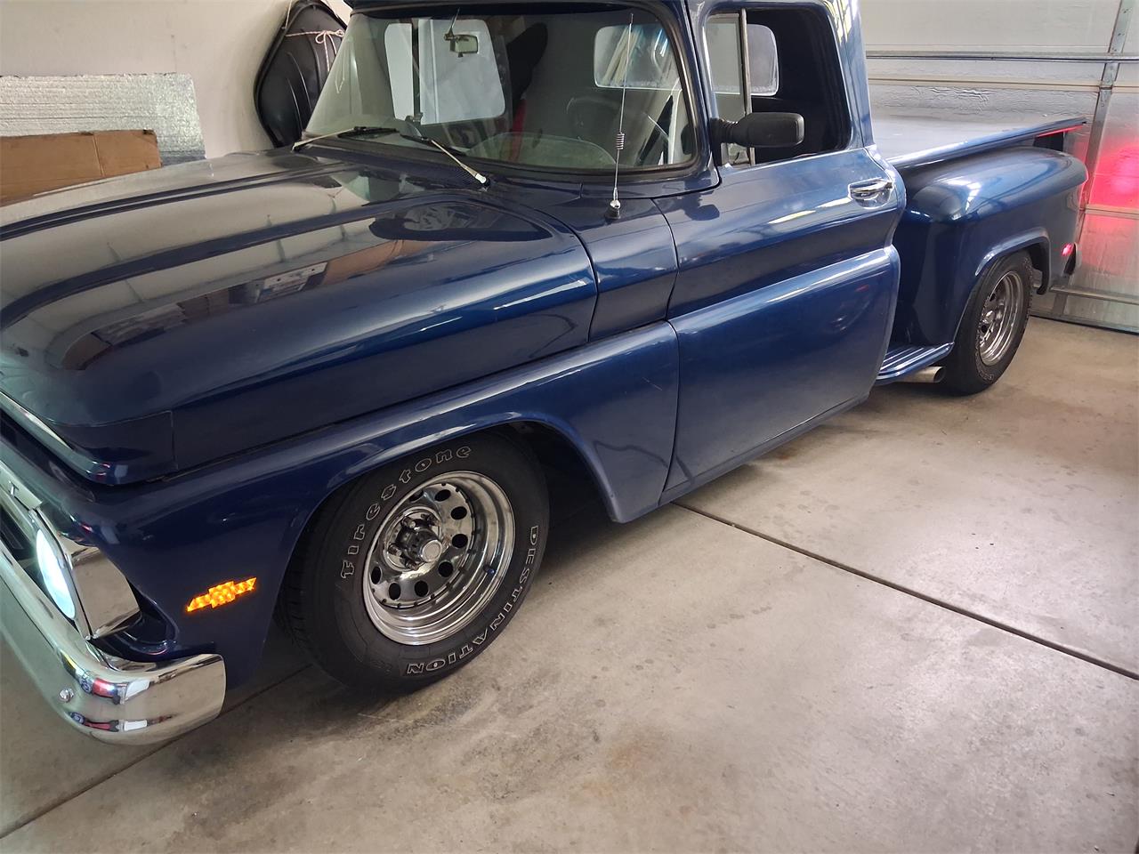 Chevrolet-Pickup-1960-Blue-Black