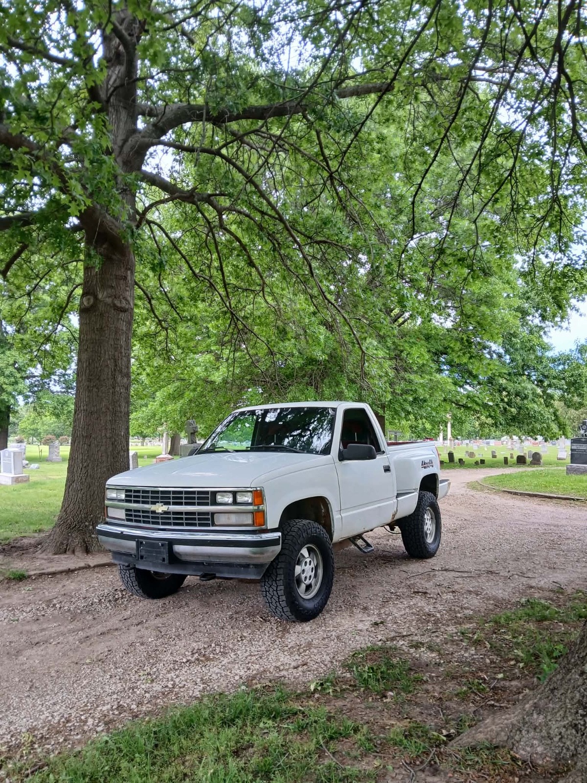 Chevrolet-Silverado-1500-1989-Standard-Cab-Pickup-Red