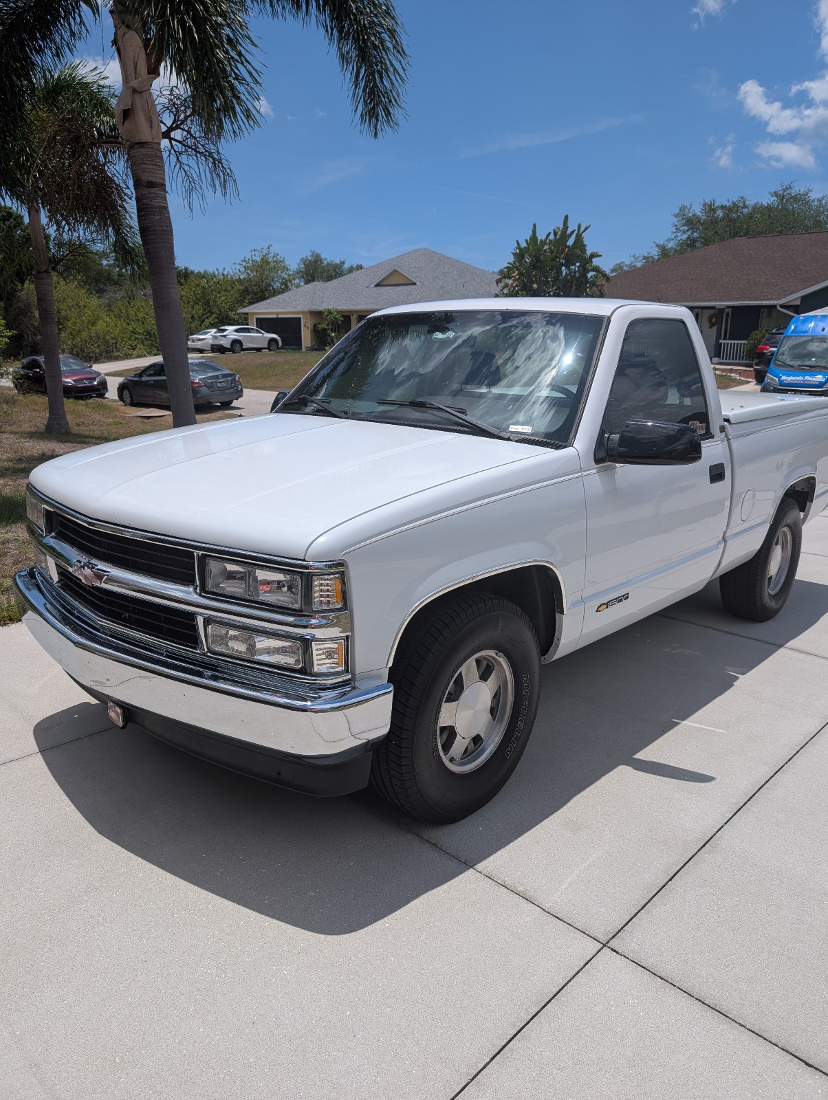 Chevrolet-Silverado-1500-1996-Standard-Cab-Pickup-Red
