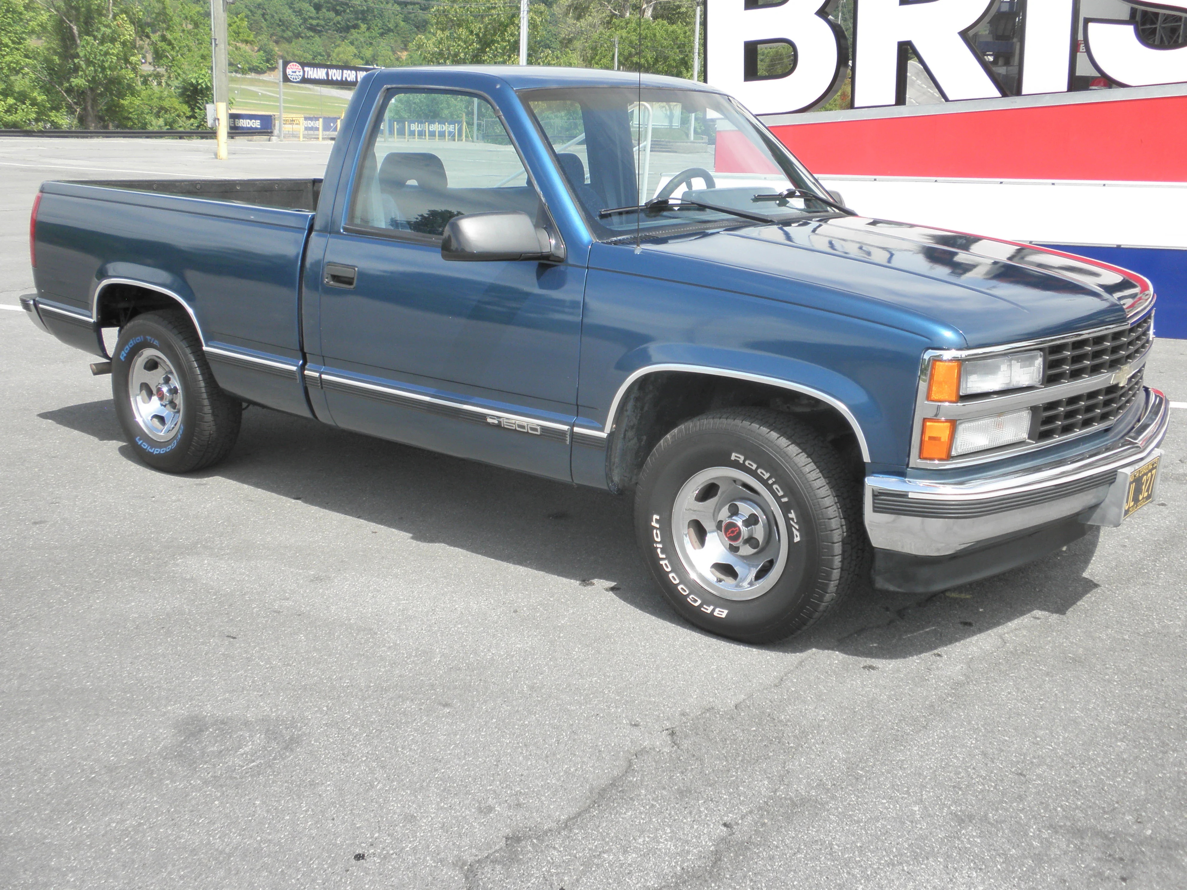 Chevrolet-Silverado-1500-2wd-regular-cab-1992-Blue-Blue