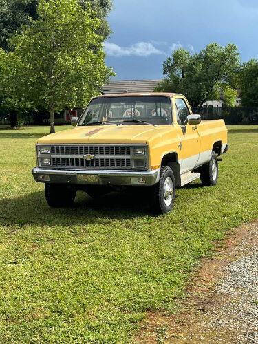 Chevrolet-Silverado-1500-ss-classic-1981-Yellow