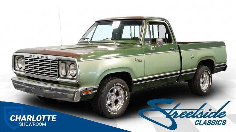 Dodge-D100-pickup-1978-Green-Patina-Green