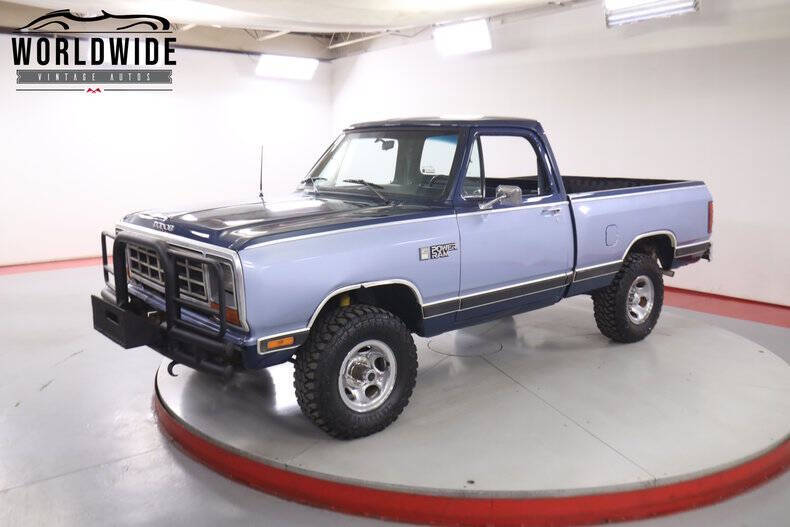 Dodge-Power-ram-w100-1985-Blue-Black