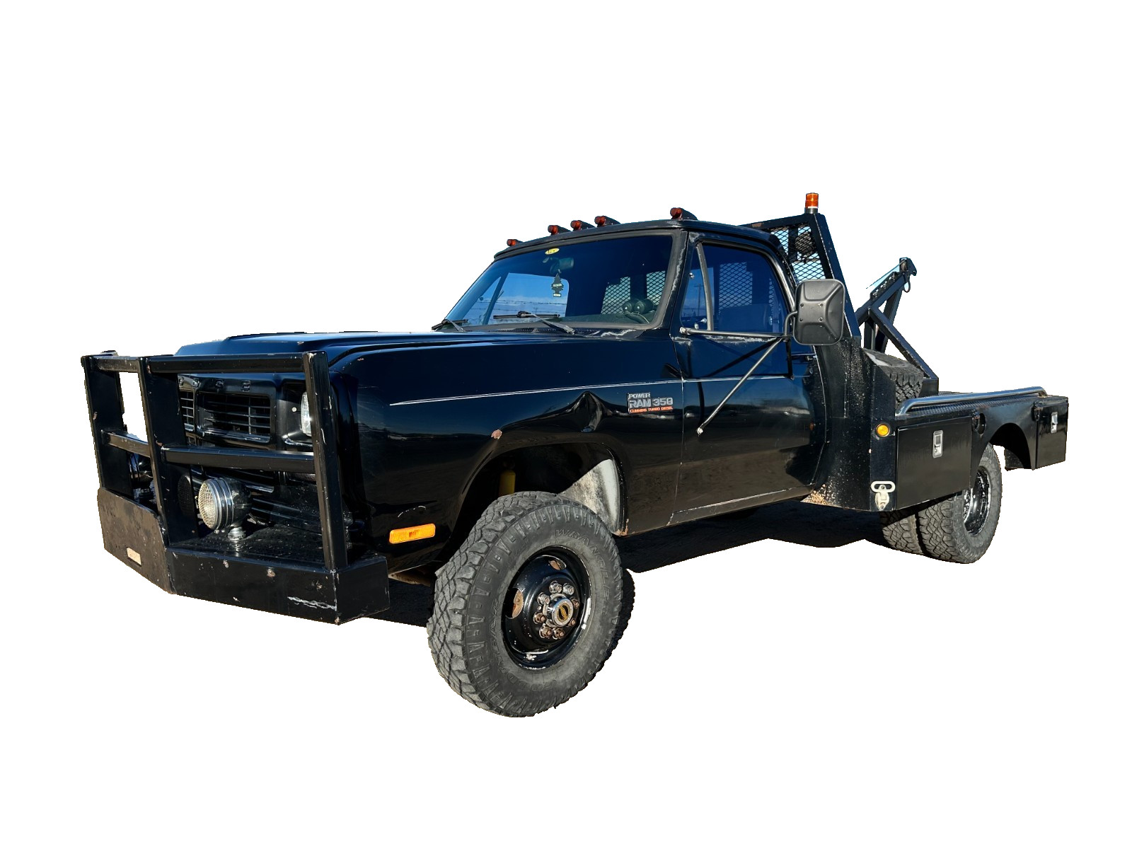 Dodge-Ram-3500-1991-Cab-Chassis-Burgundy