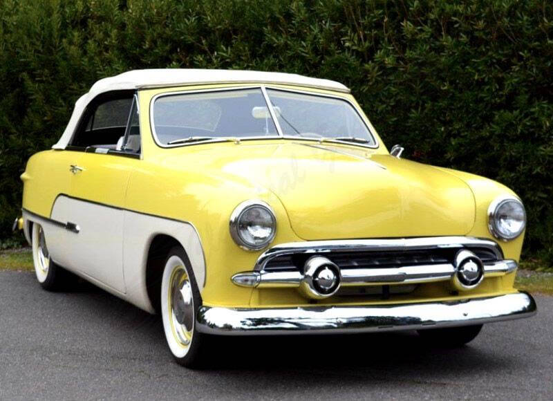Ford-Convertible-1951-Yellow-White