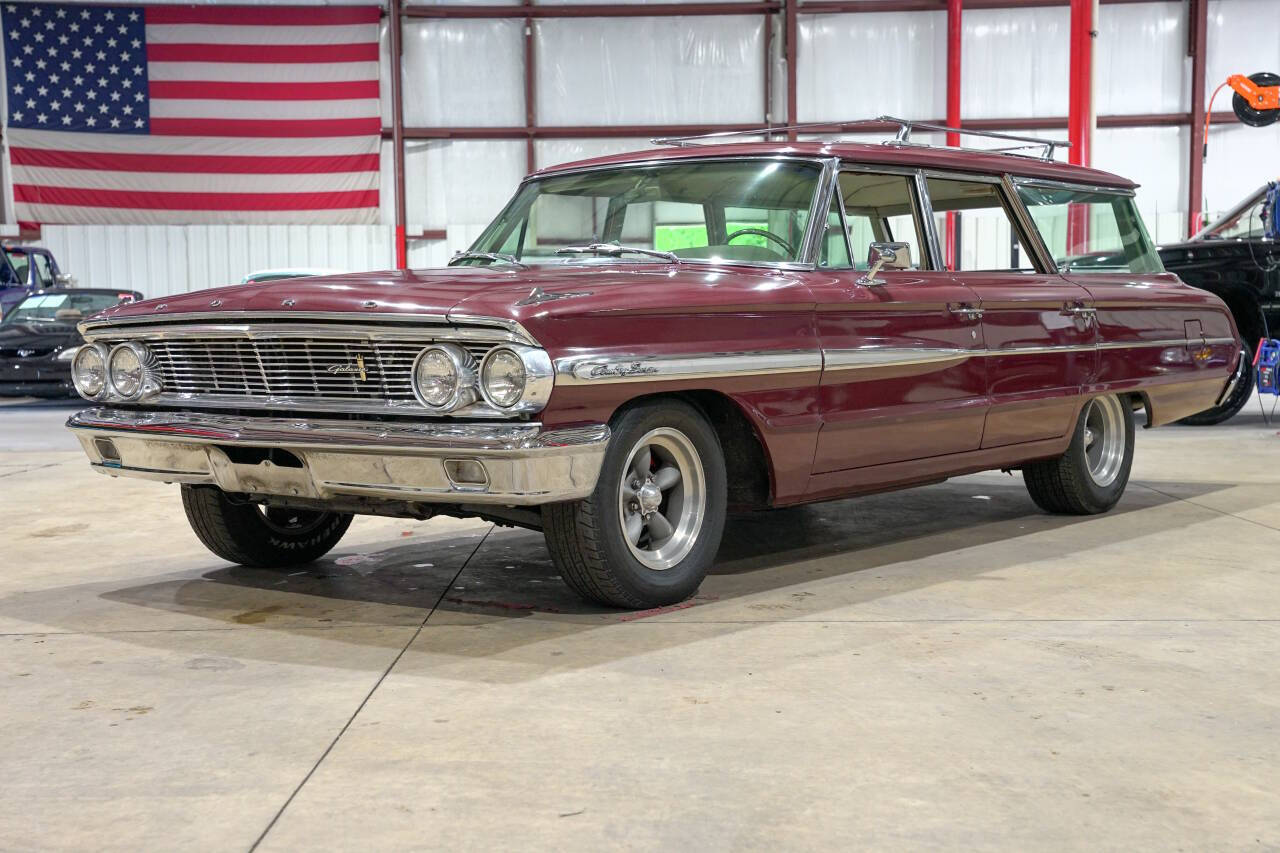 Ford-Country-squire-1964-Maroon-Tan