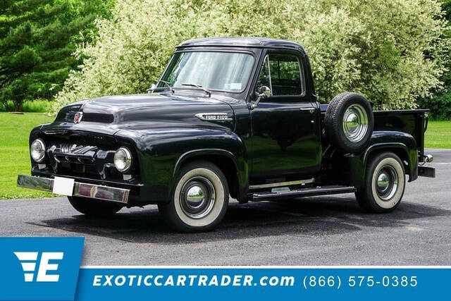 Ford-F-100-1954-Black-Black