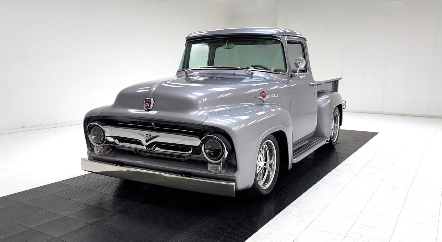 Ford-F-100-1956-Pickup-Truck-Tan