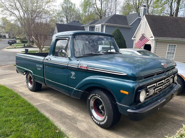 Ford-F-100-1964-Short-Bed-Pickup-Gray