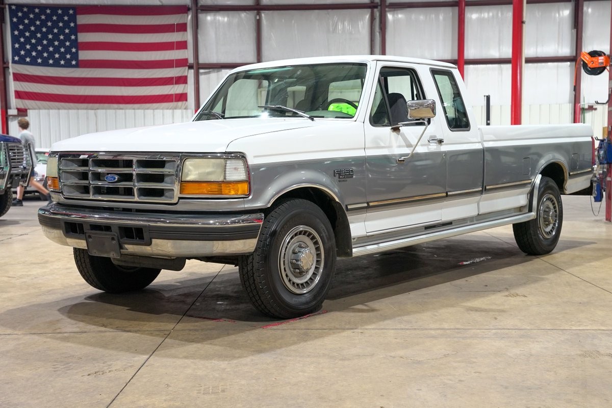 Ford-F-250-1994-Extended-Cab-Pickup-Gray