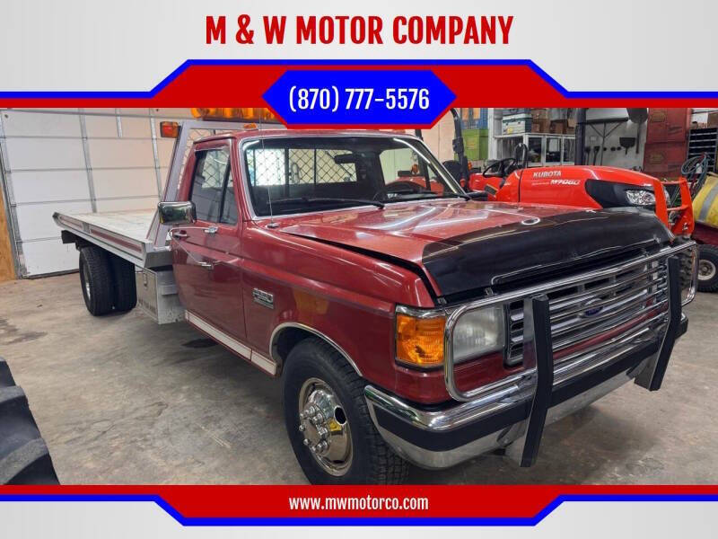 Ford-F-350-1988-Red-Red