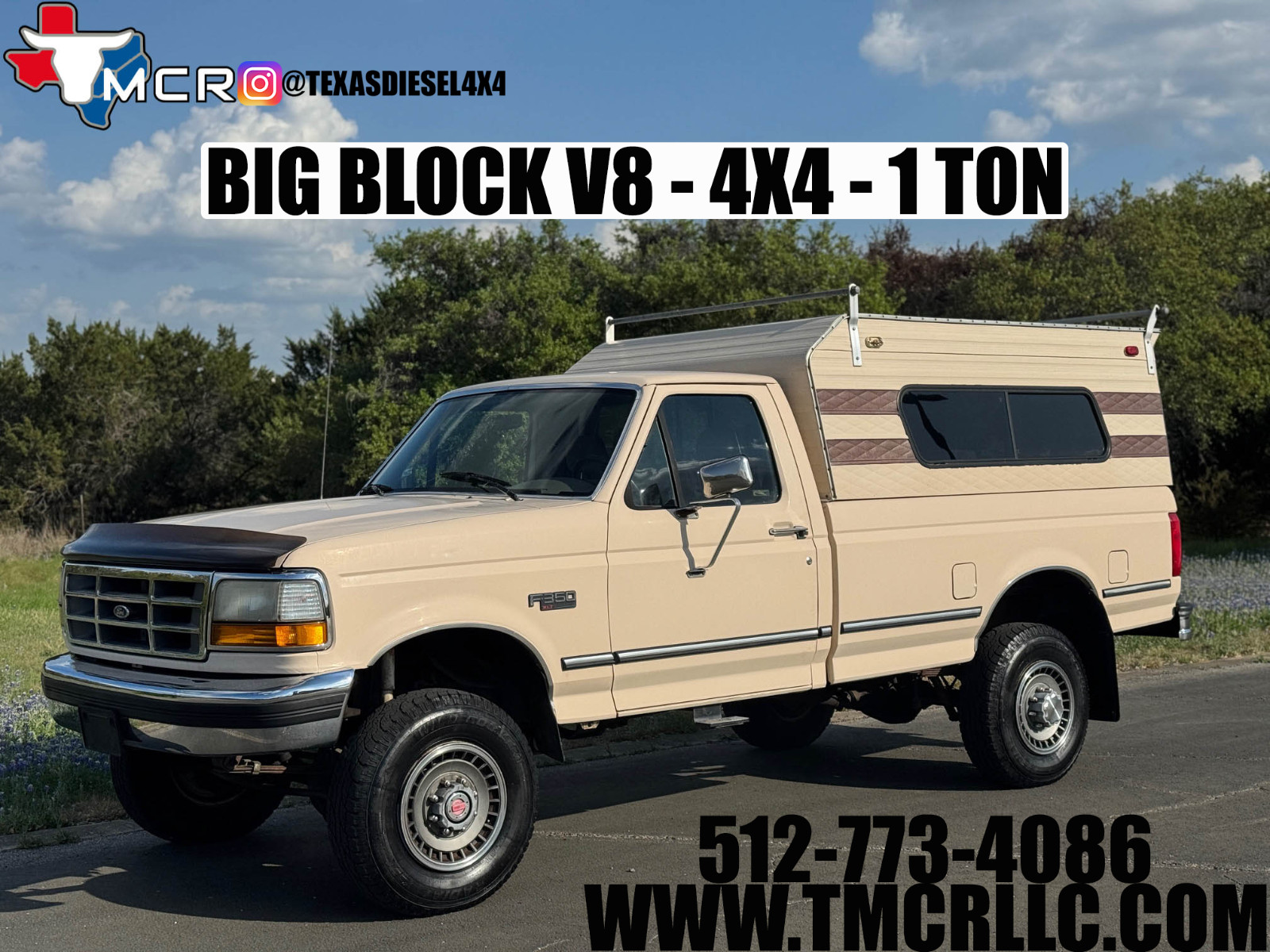 Ford-F-350-1993-Standard-Cab-Pickup-Brown