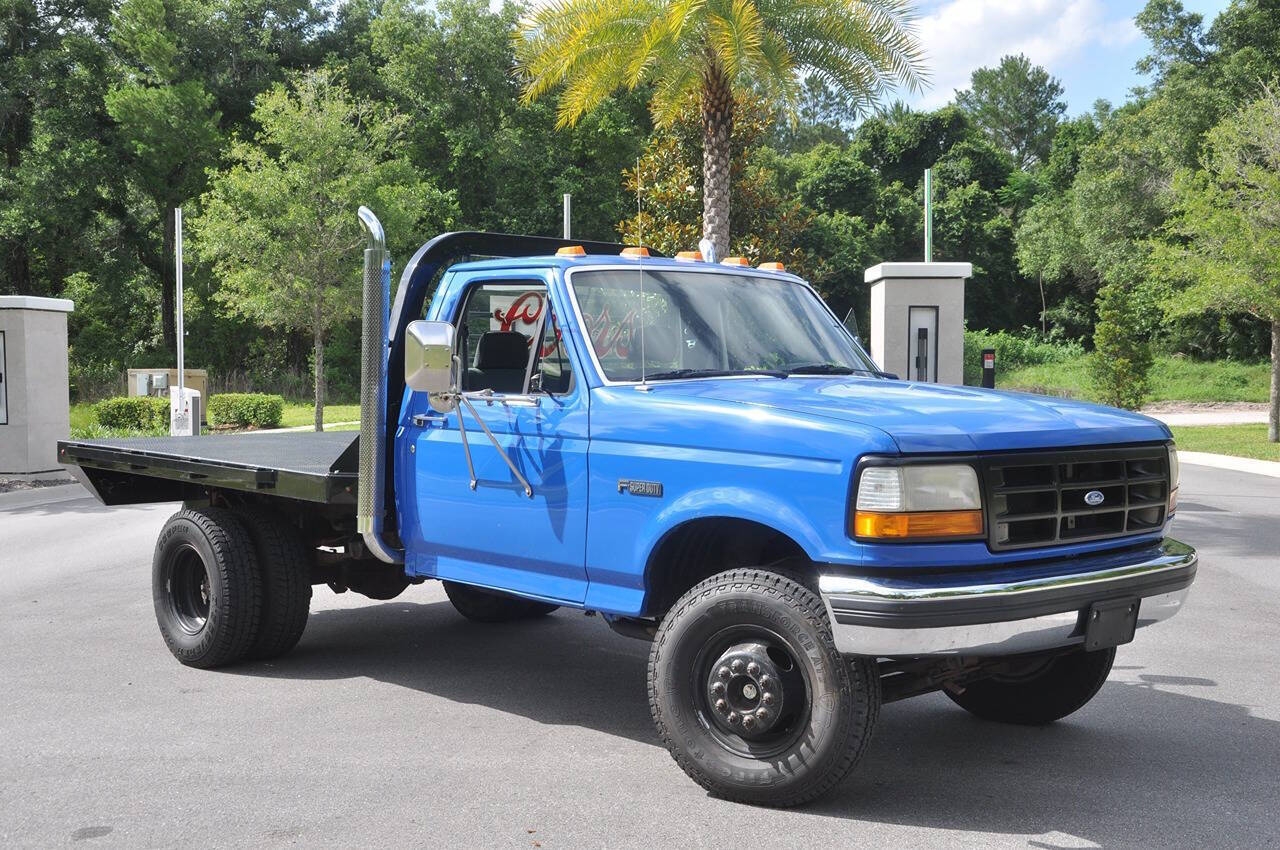 Ford-F-super-duty-1992-Blue-Gray