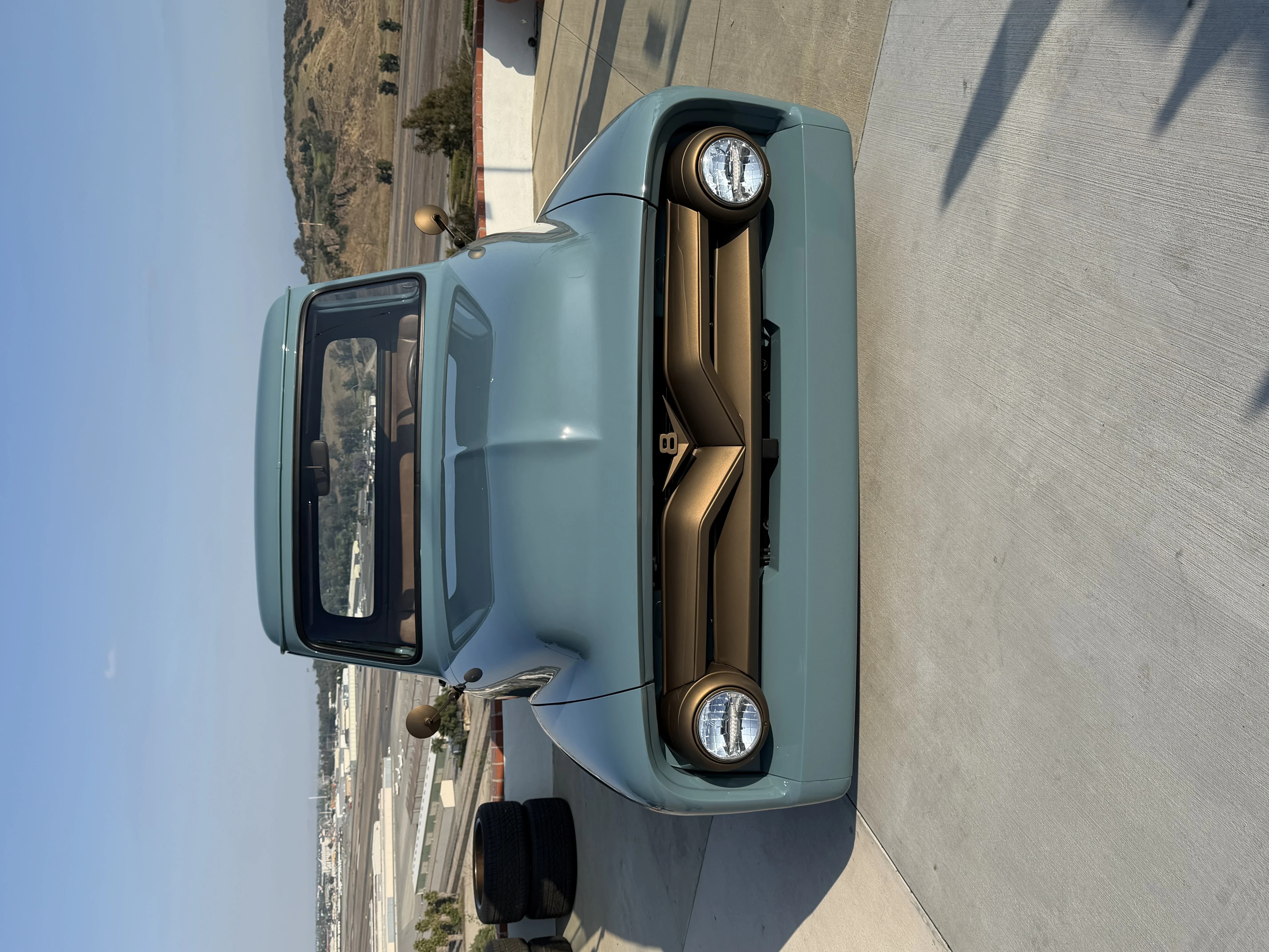 Ford-F100-2wd-regular-cab-1953-Blue-Brown