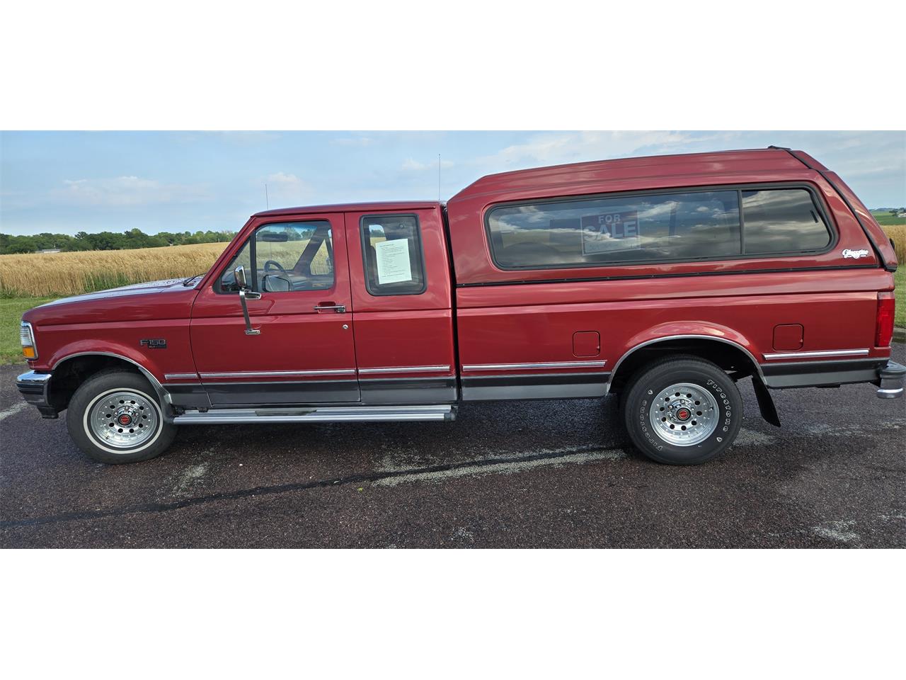 Ford-F150-1993-Wild-Strawberry-Scarlet-Red-amp-Silver