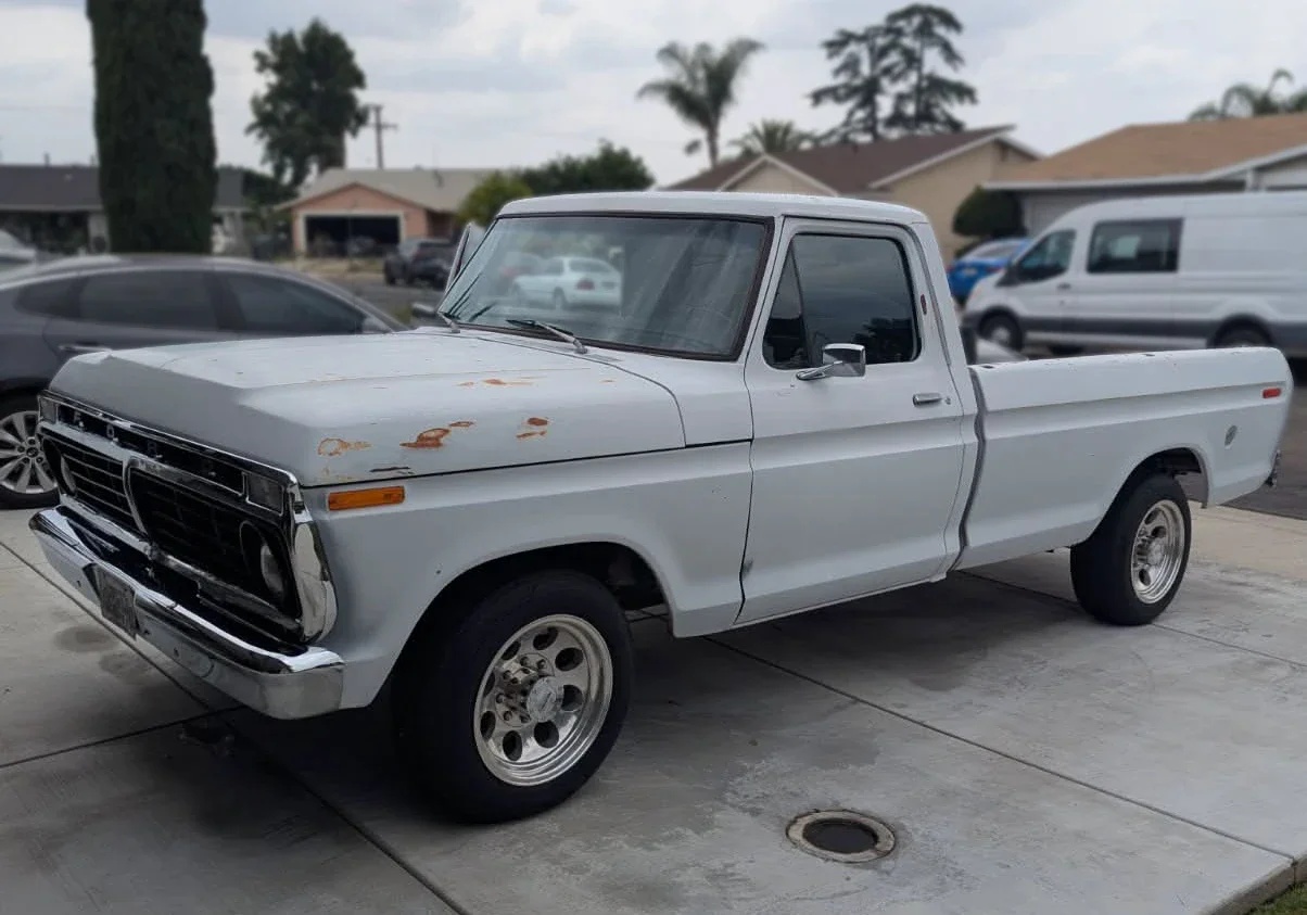 Ford-F250-1974-Gray Ford-F250-1974-Gray