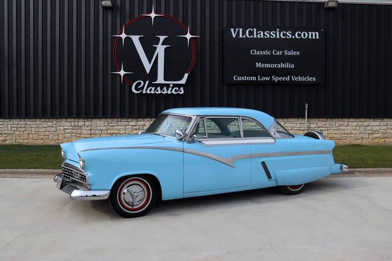 Ford-Fairlane-1953-Blue-Blue-And-White