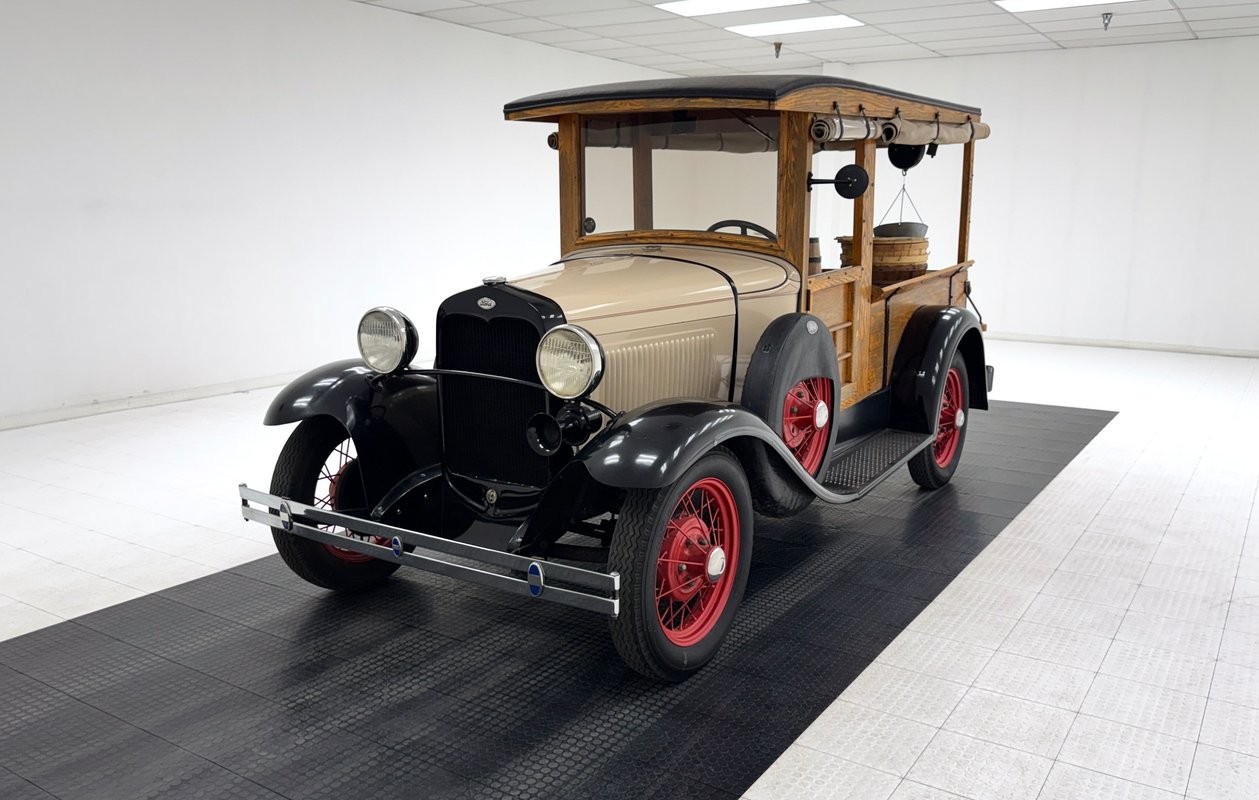 Ford-Model-A-1931-Pickup-Truck-Black