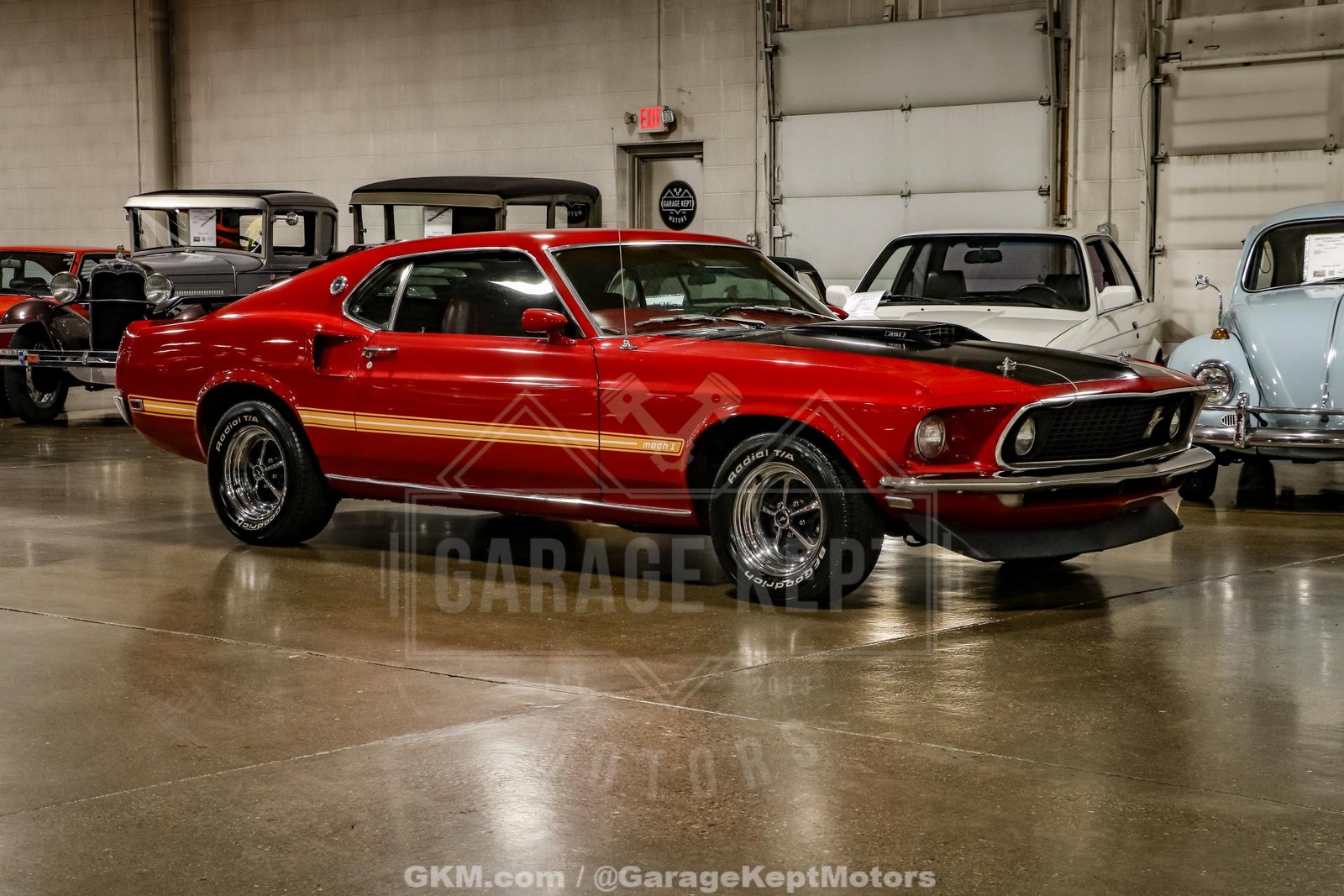 Ford-Mustang-1969-Red Ford Mustang 1969