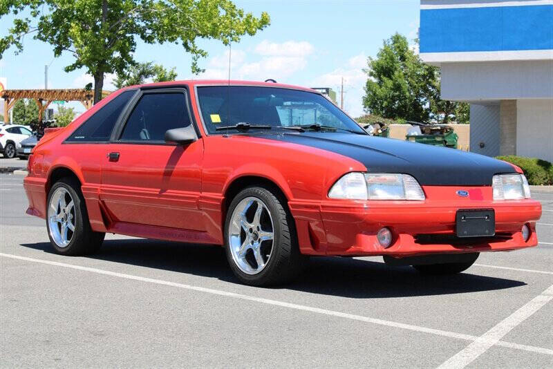 Ford-Mustang-1990-Orange-Red