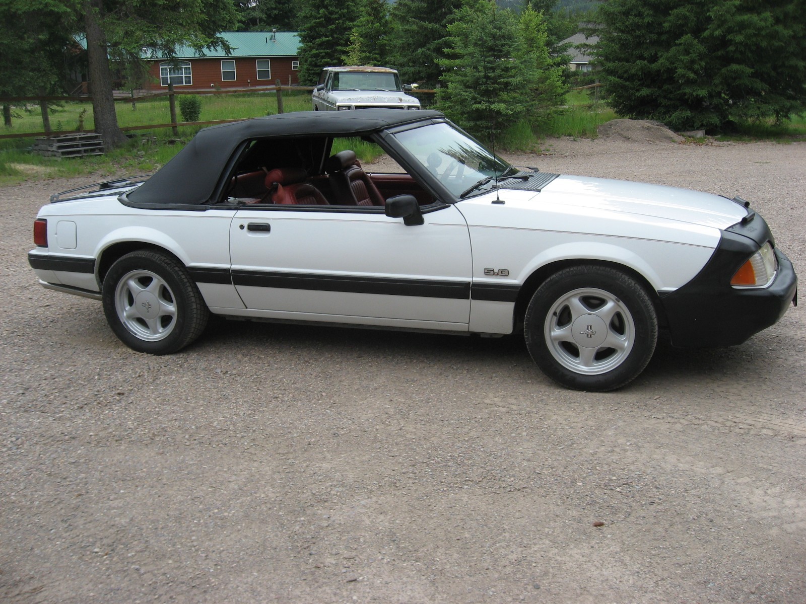 Ford-Mustang-1991-Convertible-Red