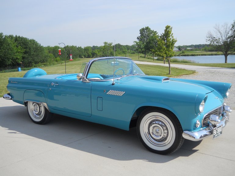 Ford-Thunderbird-1956-Peacock-Blue-Peacock-Blue-And-White