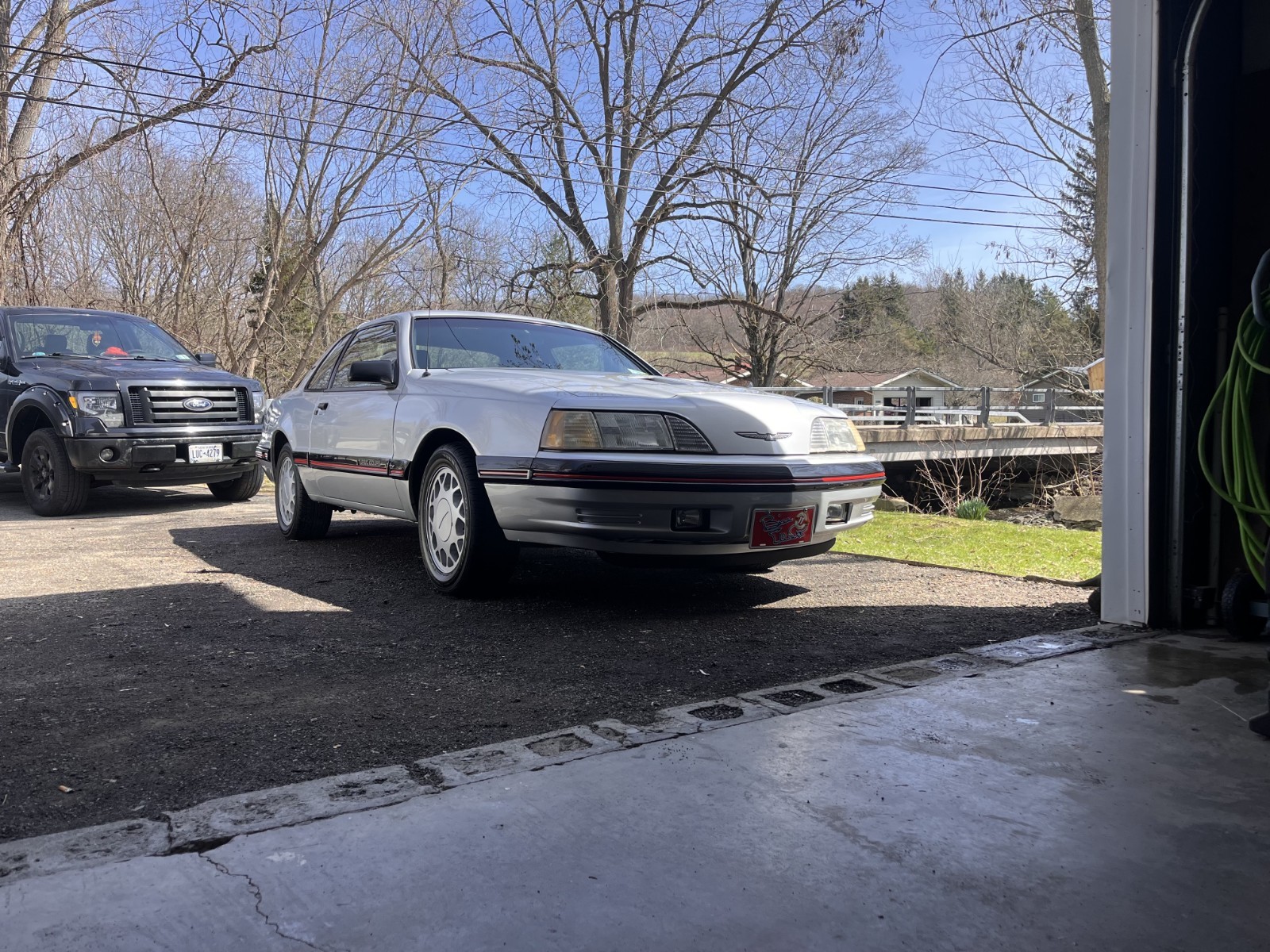 Ford-Thunderbird-1988-Coupe-Blue Ford Thunderbird 1988
