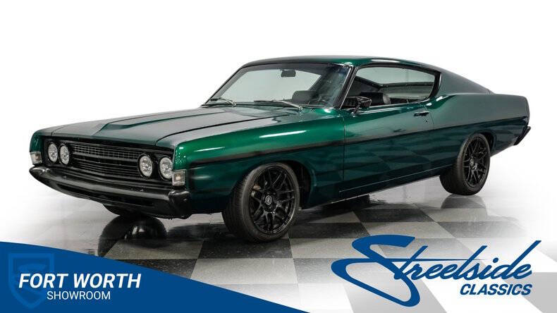 Ford-Torino-1969-Green-Black