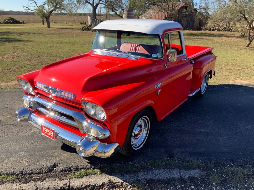 GMC-100-1958-Pickup-Truck-Red