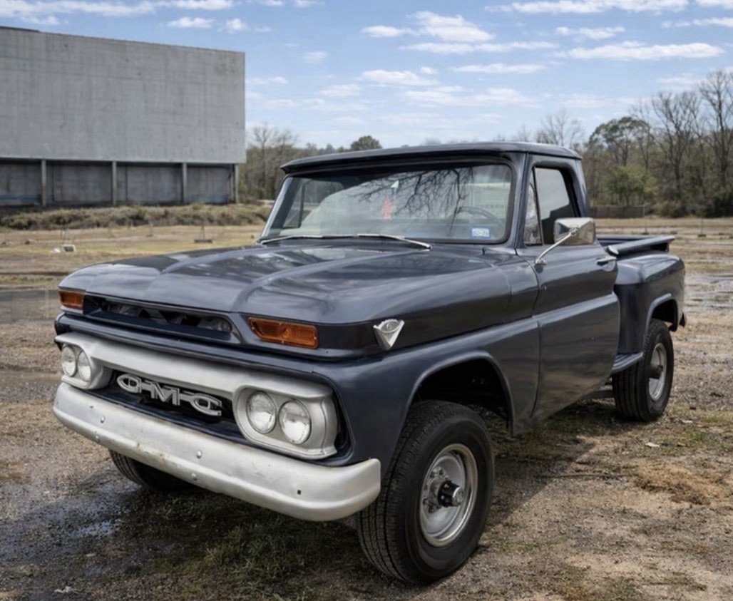 GMC-Pickup-1966-Standard-Cab-Pickup-Black