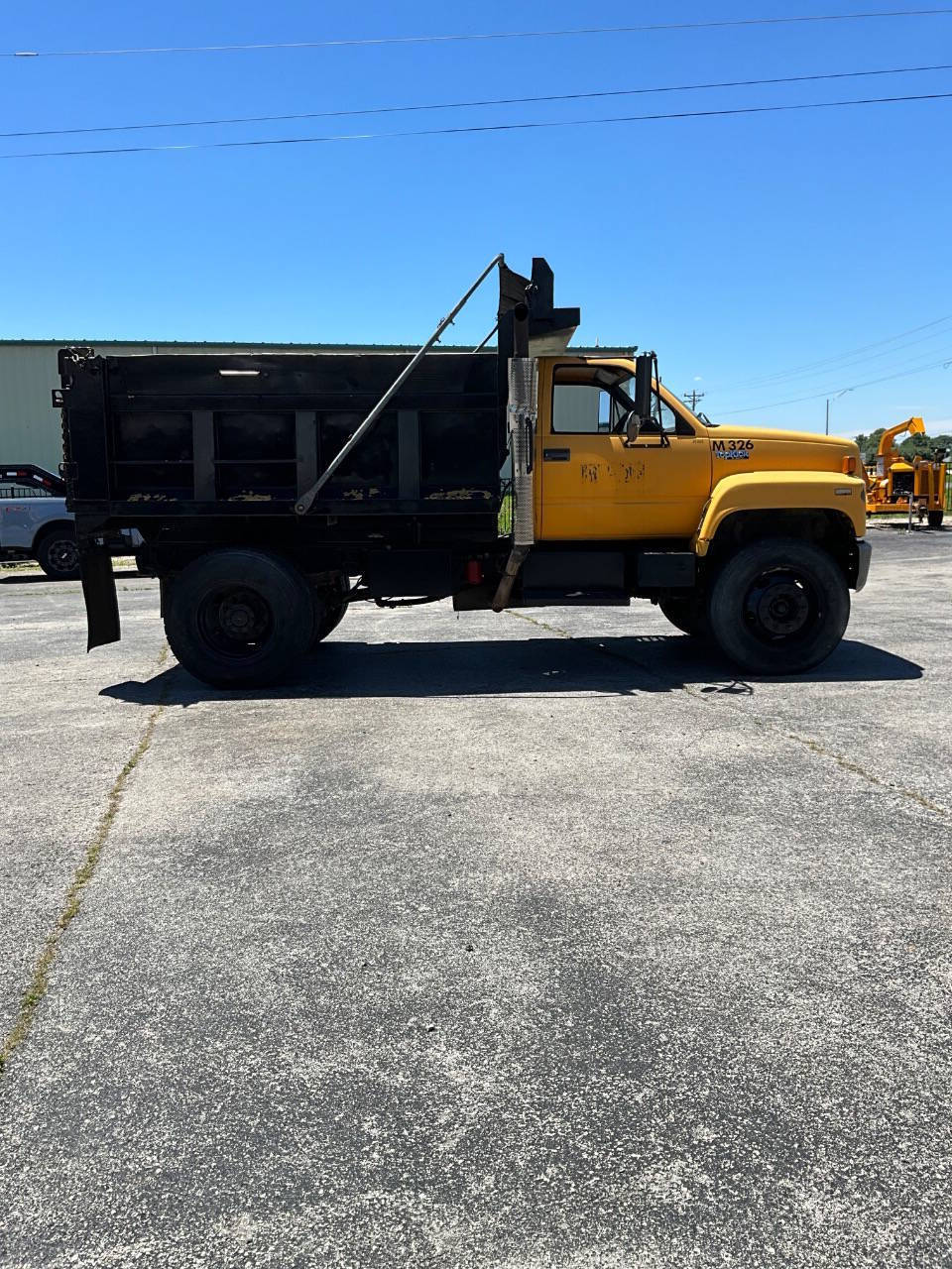 Gmc-C7000-dump-truck-1996-Yellow-Gray