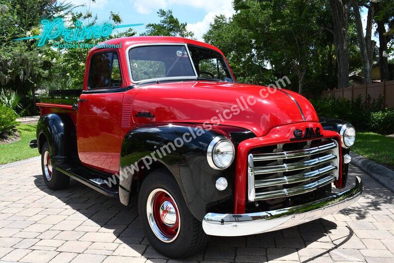Gmc-Ck-1500-series-1951-Red-amp-Black-Black