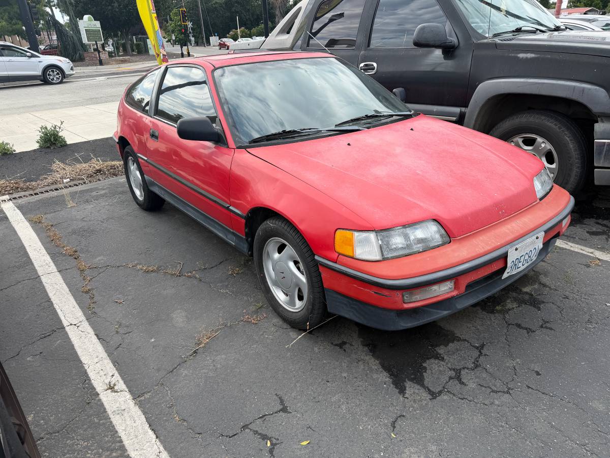 Honda-Crx-1990-red