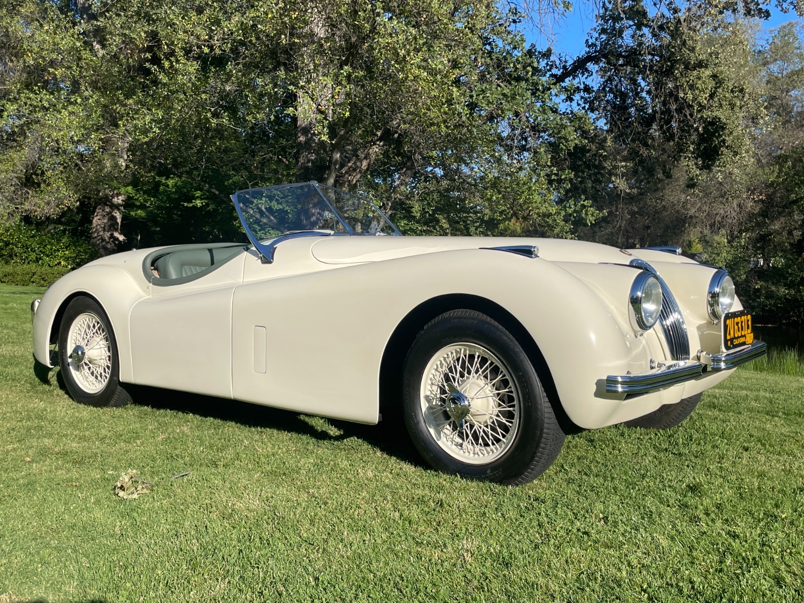 Jaguar-1952-Convertible-Green