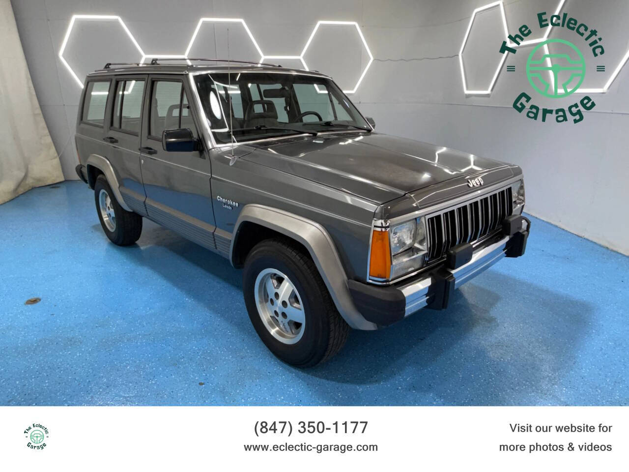 Jeep-Cherokee-1990-Gray-Gray