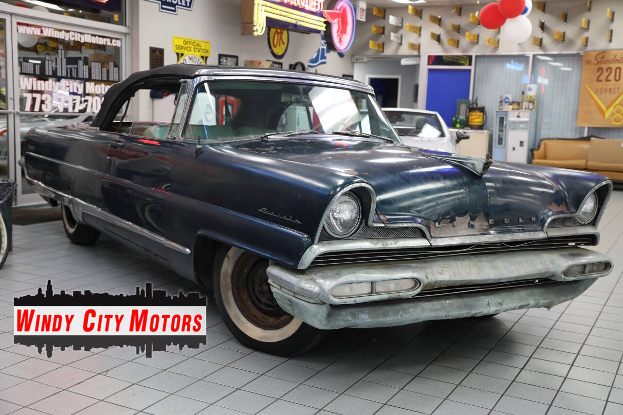 Lincoln-Premiere-1956-Teal-Teal