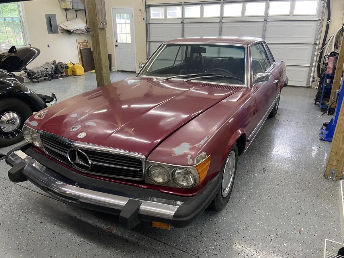 Mercedes-benz-Slc-1975-Burgundy-Black