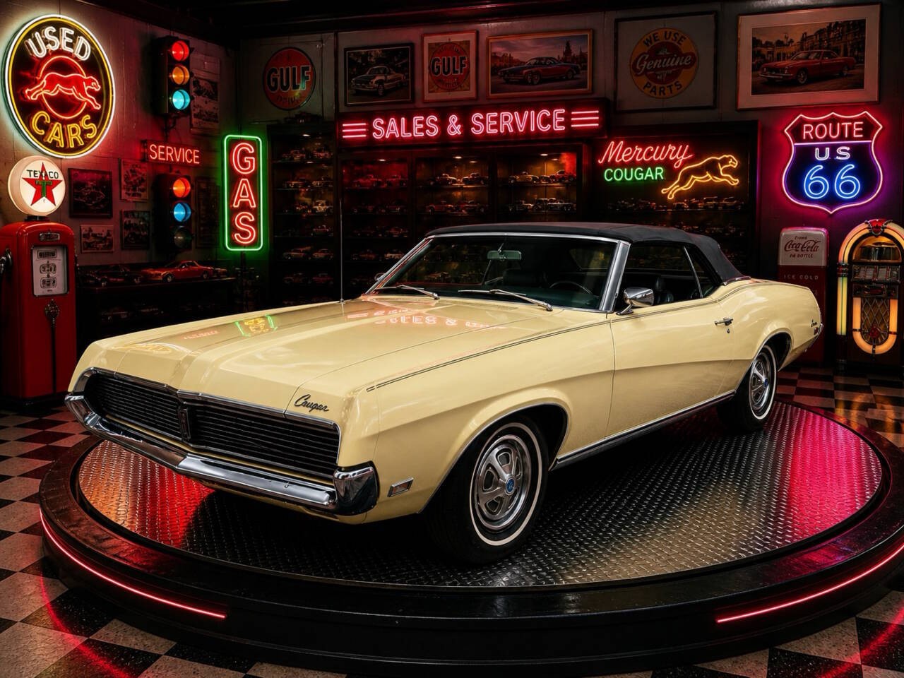 Mercury-Cougar-1969-Convertible-Black
