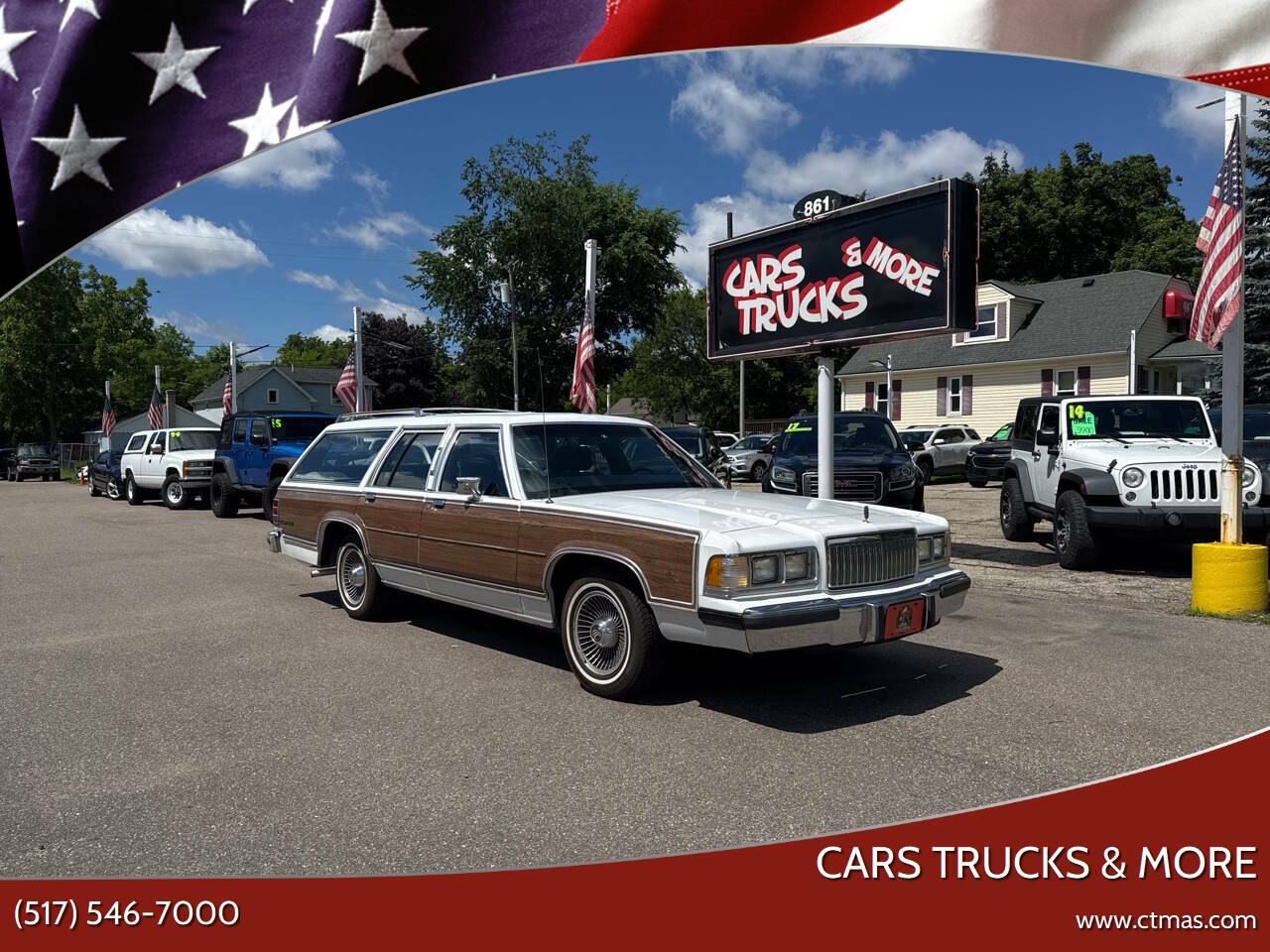 Mercury-Grand-marquis-1988-White-Blue