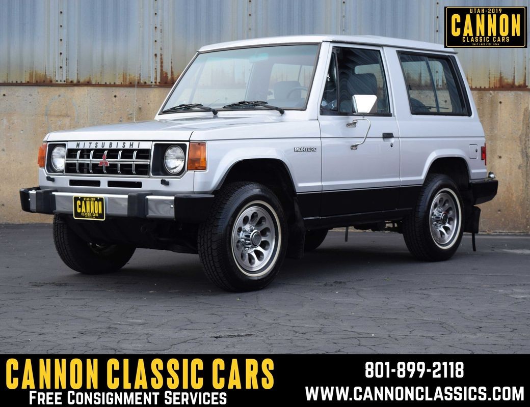 Mitsubishi-Montero-1988-SUV-Gray