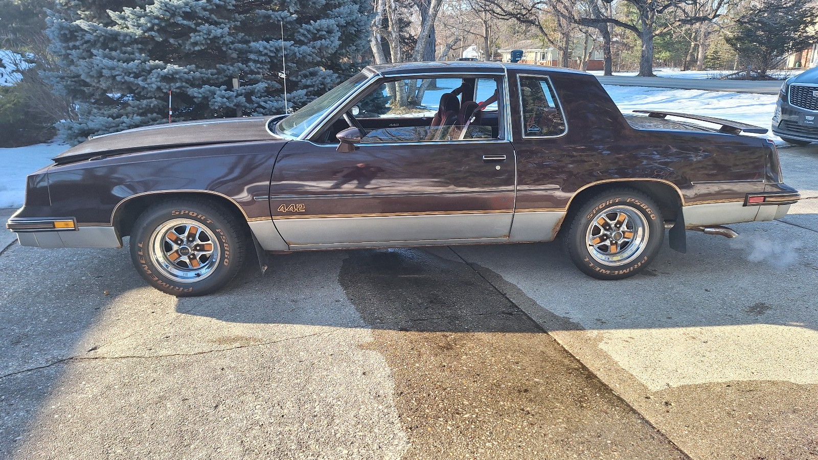 Oldsmobile-442-1986-Coupe-Burgundy