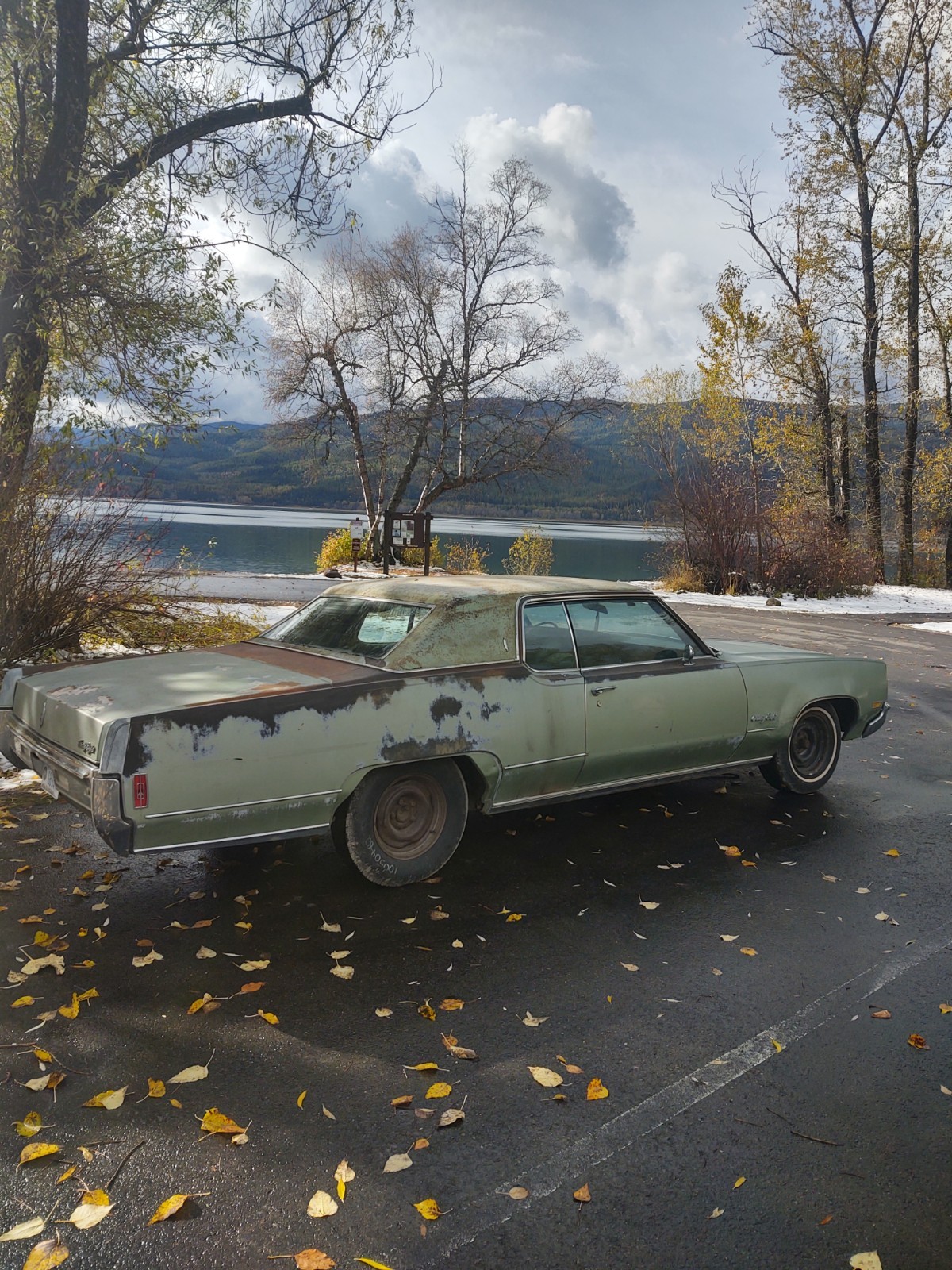 Oldsmobile-Ninety-Eight-1970-Coupe-Green
