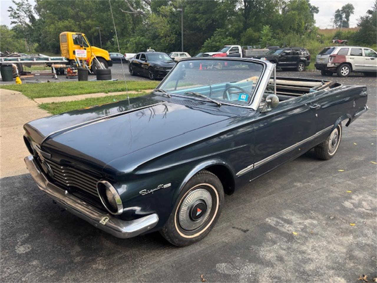 Plymouth-Valiant-1964-Navy-blue-Needs-a-new-interior