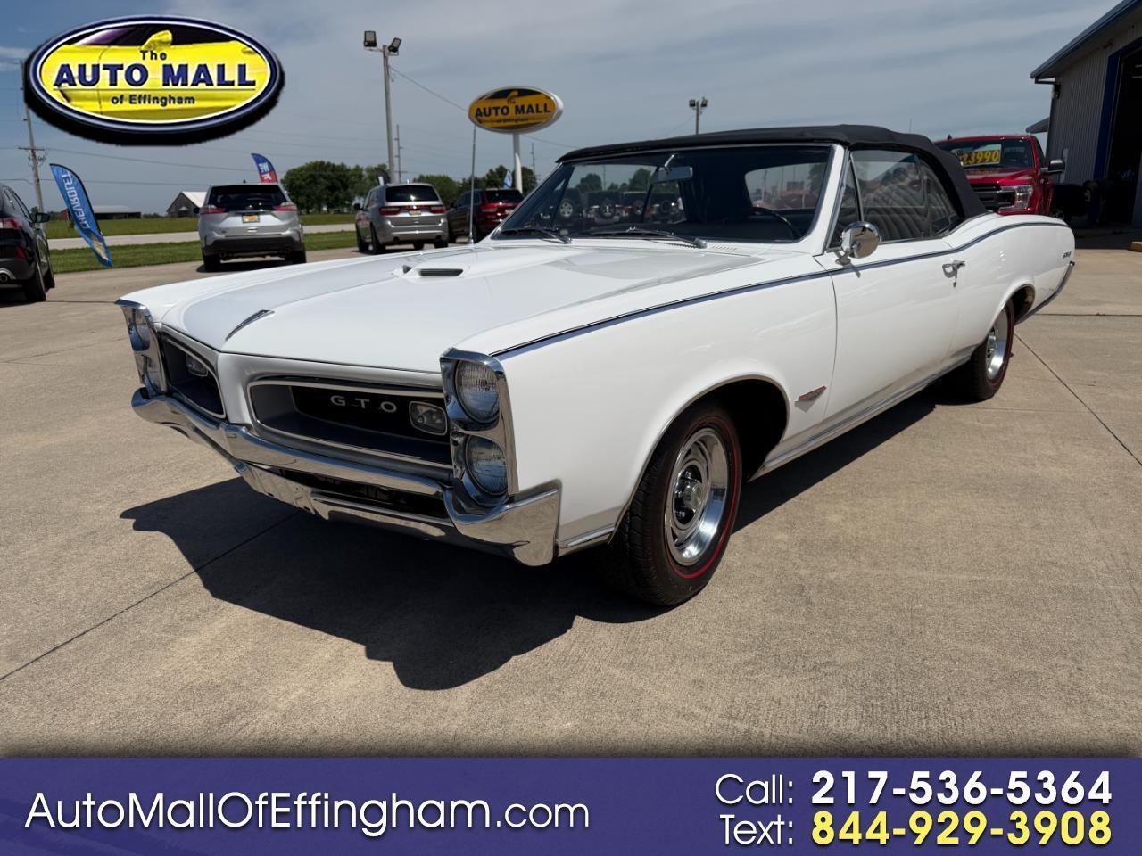 Pontiac-GTO-1966-American-Muscle-Car-Black