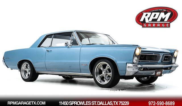 Pontiac-Lemans-1965-Blue-Black
