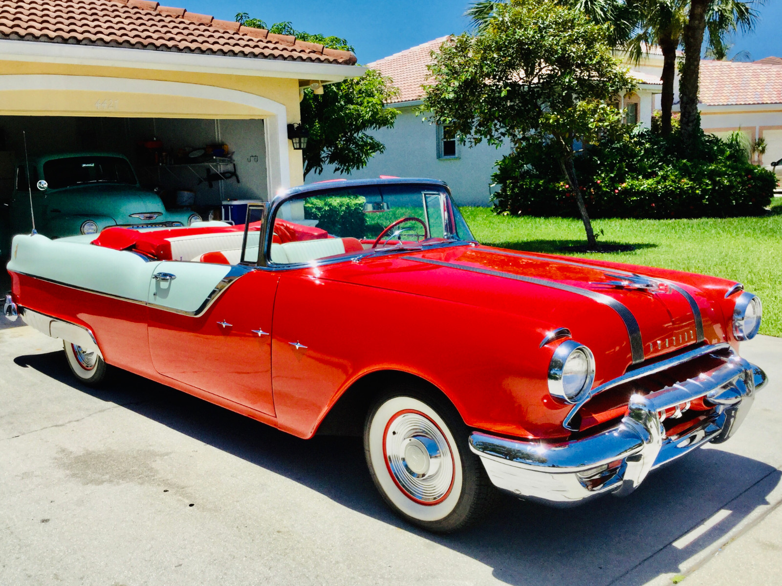 Pontiac-Star-Chief-1955-Convertible-Red